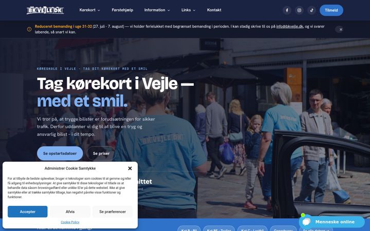 Zrzut ekranu bk-vejle.dk