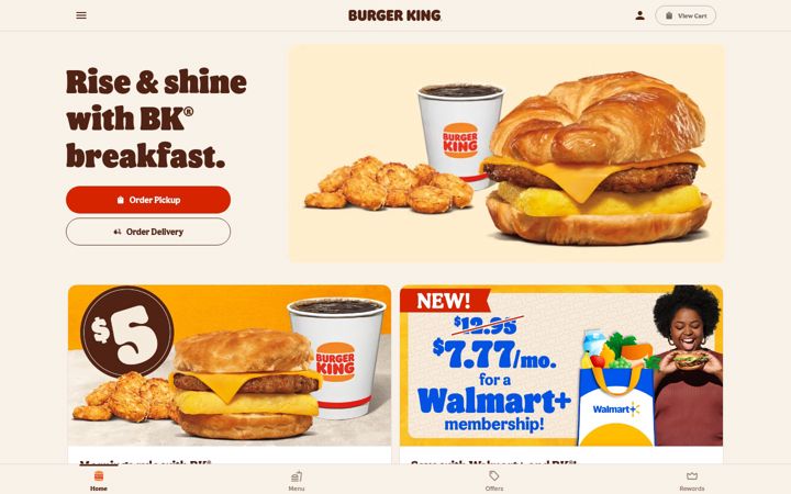 Screenshot of bk.com