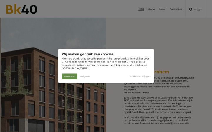 Screenshot di bk40.nl