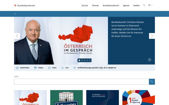 Screenshot of bka.gv.at