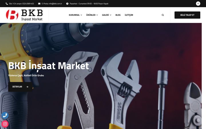 Screenshot of bkb.com.tr