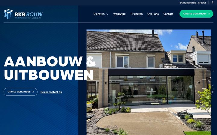 Captura de pantalla de bkbbouw.nl