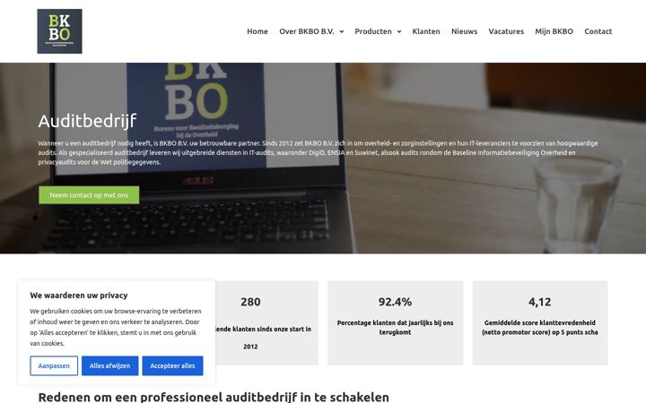 Captura de pantalla de bkbo.nl