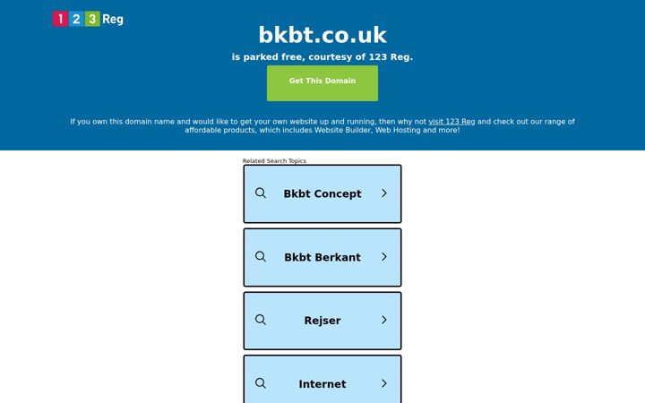 Screenshot of bkbt.co.uk