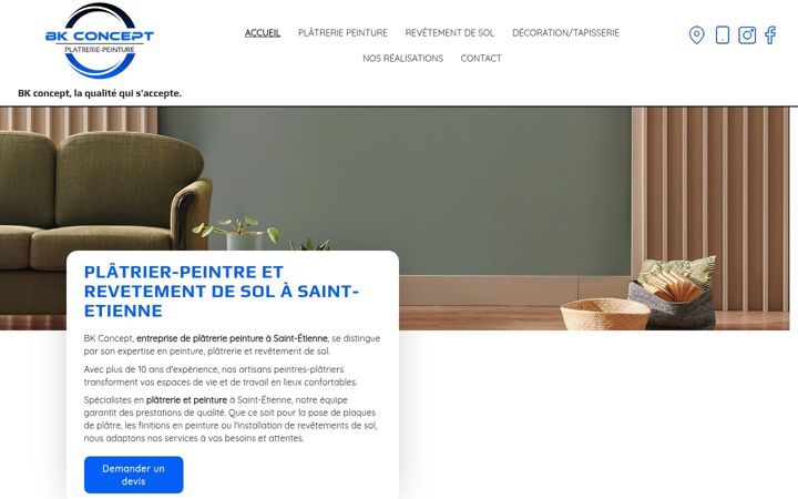 Screenshot of bkconcept.fr