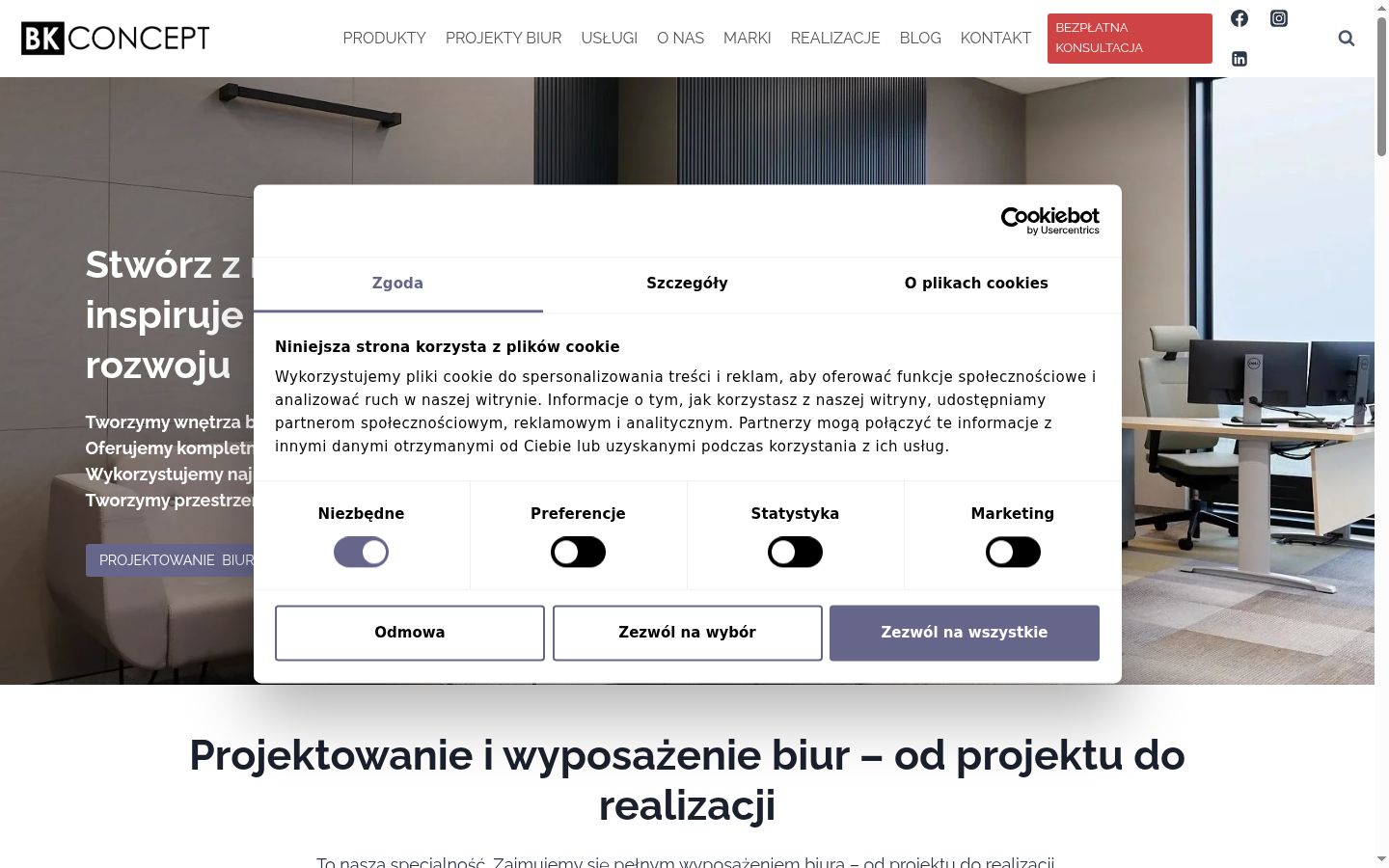 Screenshot tal-banner tal-kunsens muri qabel kwalunkwe interazzjoni