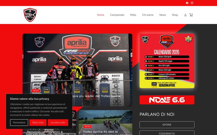 Screenshot of bkcorse.com