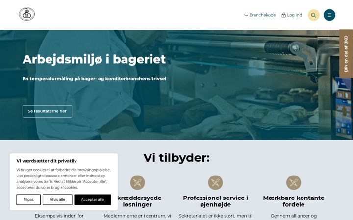 Screenshot of bkd.dk