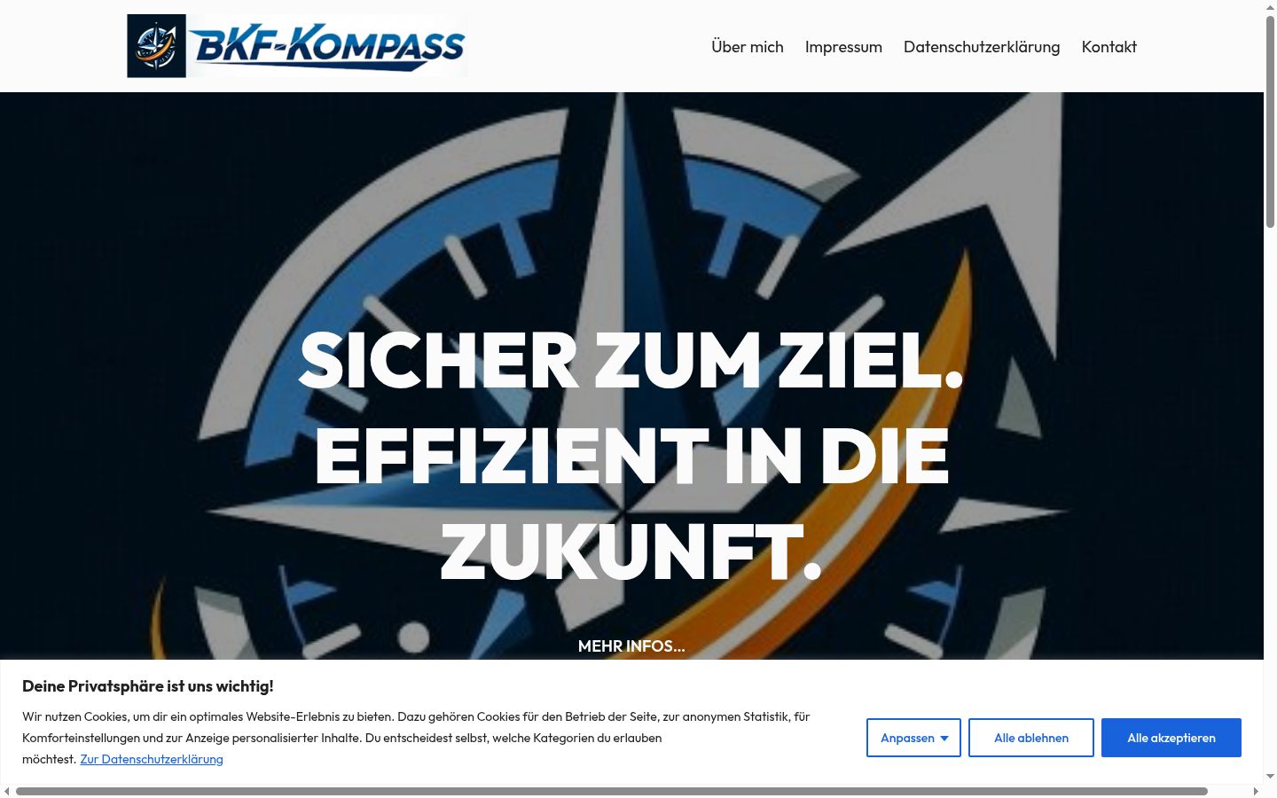 Screenshot tal-banner tal-kunsens muri qabel kwalunkwe interazzjoni