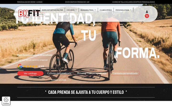 Screenshot of bkfit.com