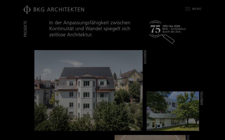 Screenshot stránky bkg.ch