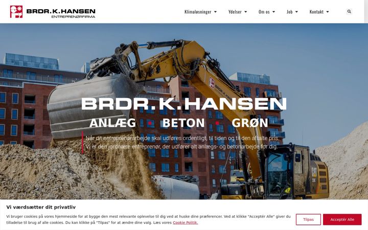Screenshot van bkh.dk