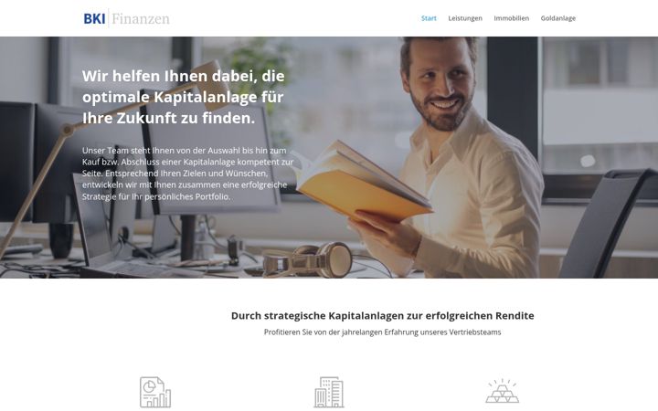 Ekraanipilt saidist bki-finanzen.de