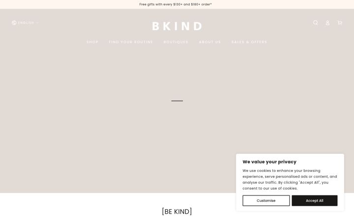 Ekraanipilt saidist bkind.com