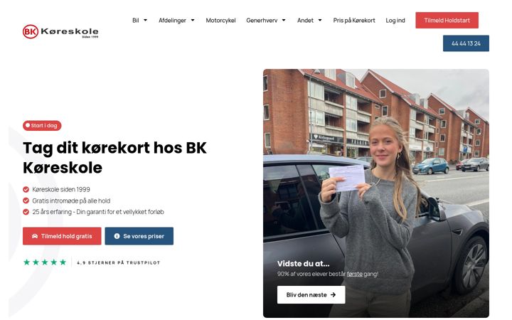 Screenshot of bkkoreskole.dk