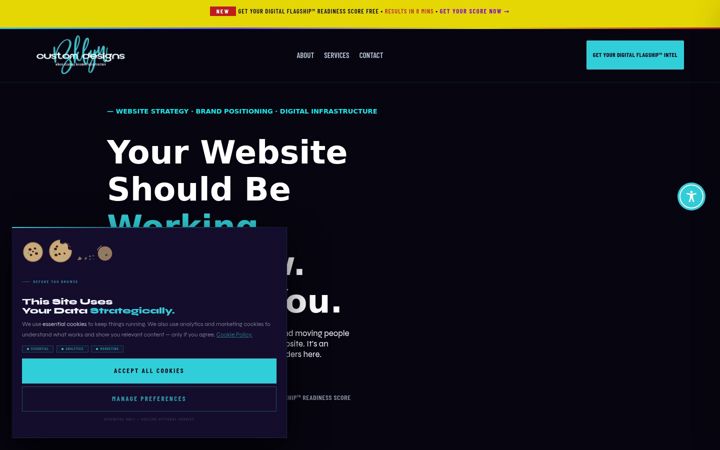 Screenshot του bklyncustomdesigns.com