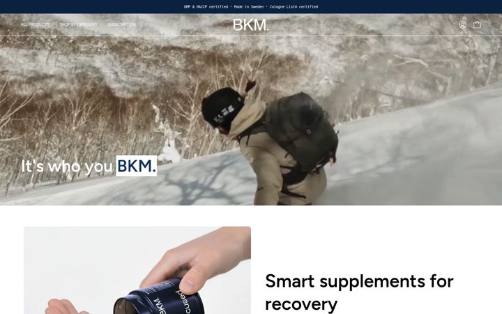 Screenshot of bkm.health