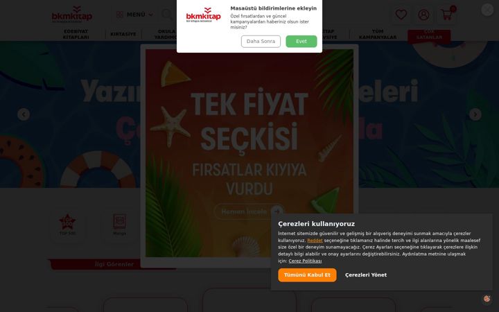 Kuvakaappaus sivustosta bkmkitap.com