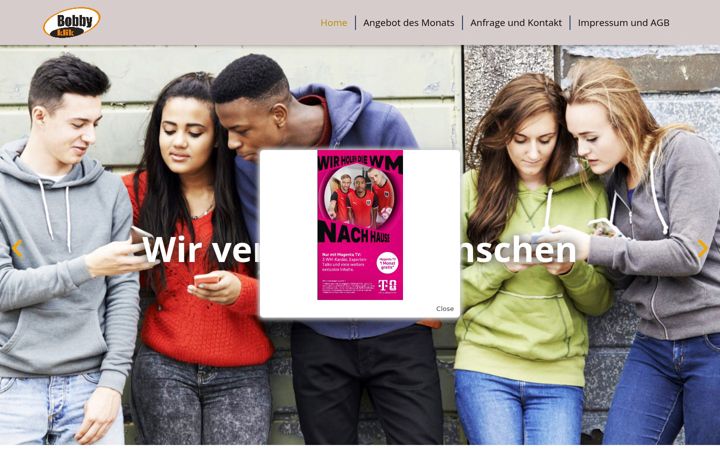 Kuvakaappaus sivustosta bkmobile.wien