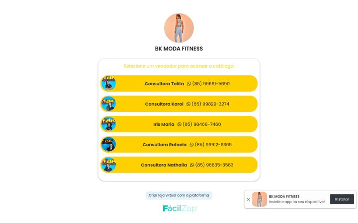 Kuvakaappaus sivustosta bkmodafitness.com.br
