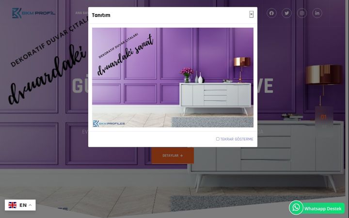 Captura de pantalla de bkmprofiles.com