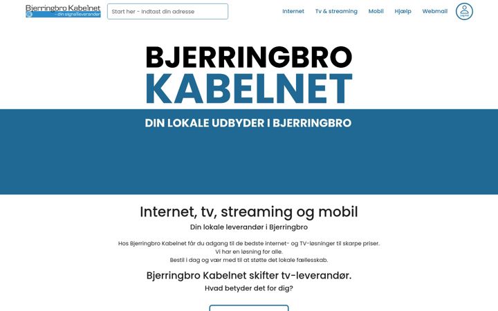Screenshot of bknet.dk