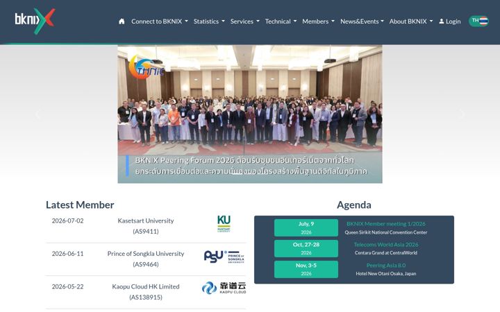 Screenshot of bknix.co.th