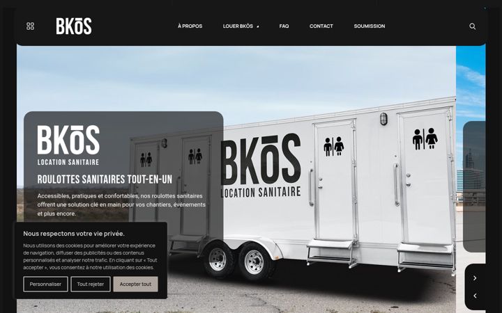 Screenshot of bkos.ca