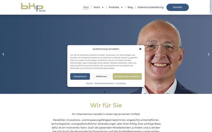 Screenshot of bkp-team.de