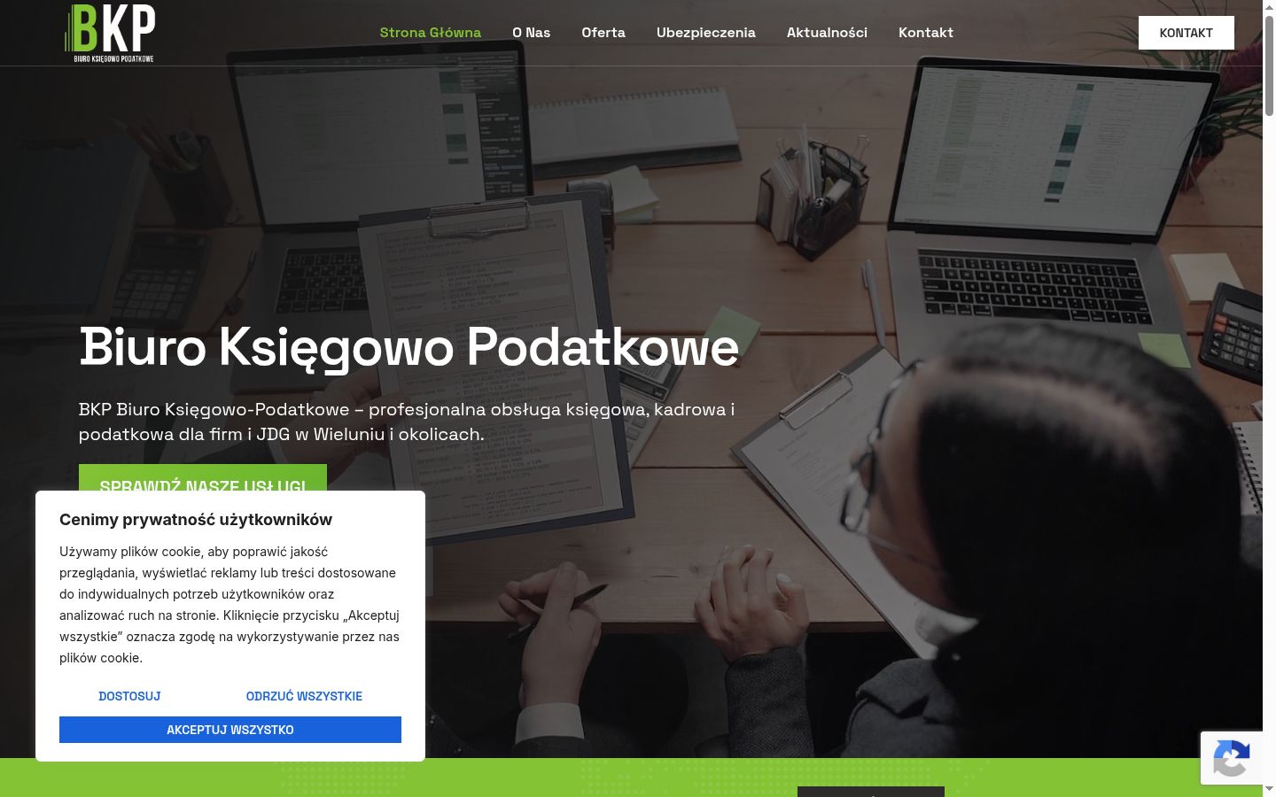 Snimka zaslona bannera za privolu prikazanog prije bilo kakve interakcije