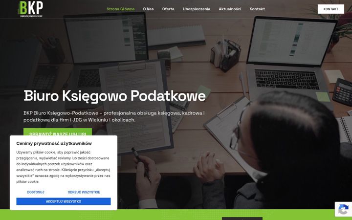 Screenshot van bkp.com.pl