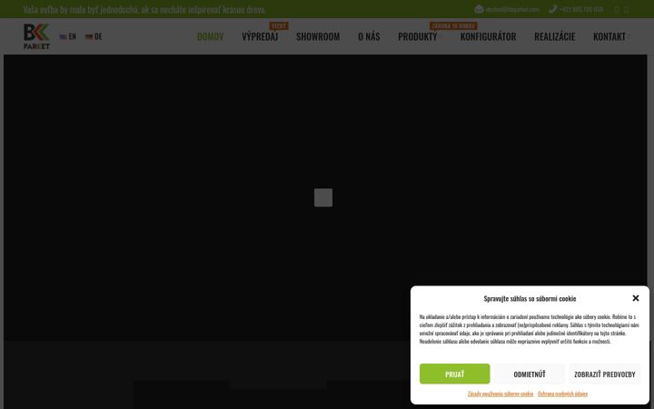Screenshot of bkparket.com