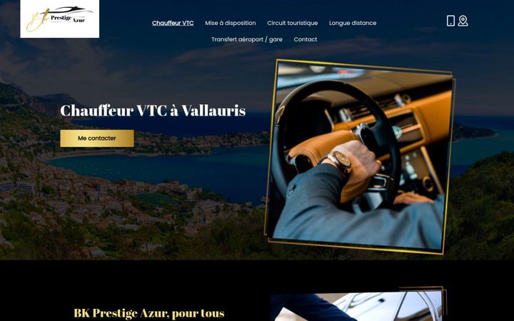 Screenshot of bkprestigeazur.fr