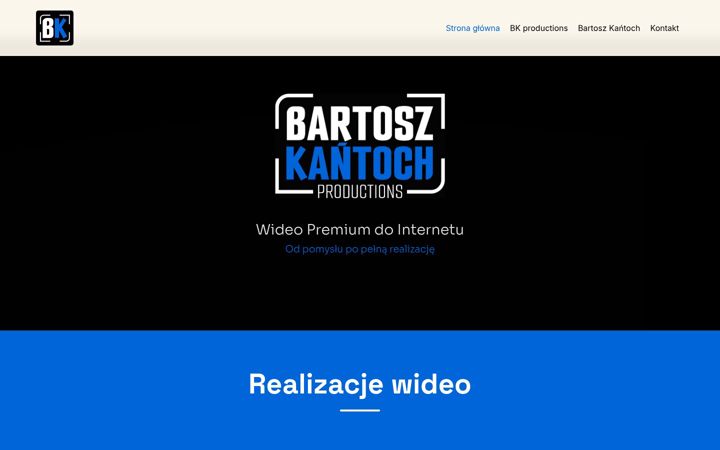 Screenshot van bkproductions.pl
