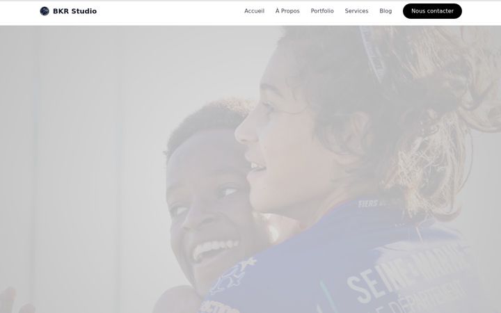 Screenshot of bkr-studio.com