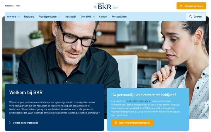 Screenshot of bkr.nl