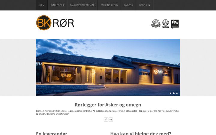 Screenshot του bkror.no
