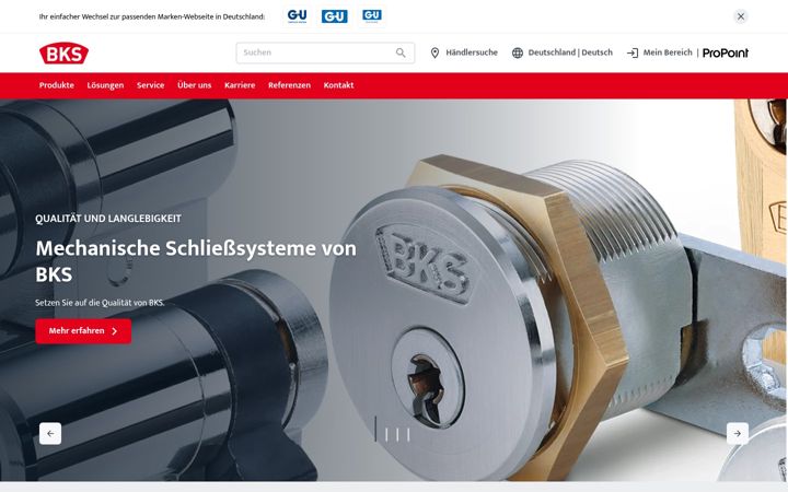 Screenshot of bks.de