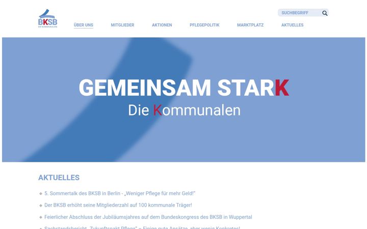 Screenshot ta' bksb.de