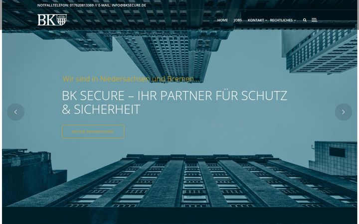 Screenshot of bksecure.de