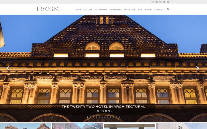 Screenshot of bkskarch.com