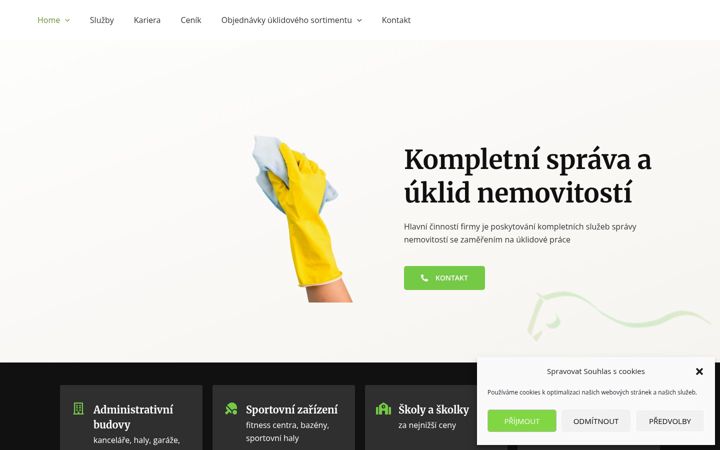Screenshot of bksservices.cz