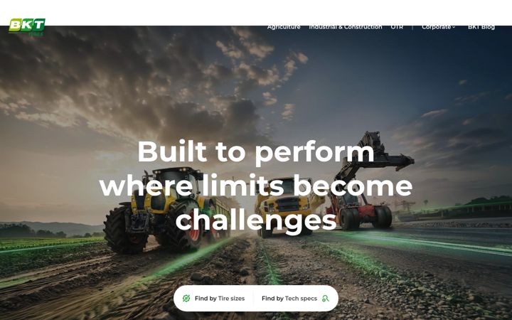 Screenshot of bkt-tracks.com