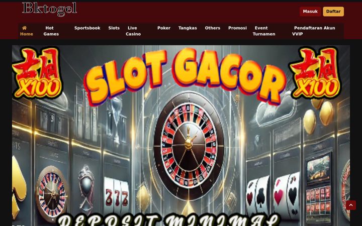 Screenshot stránky bktogel.org