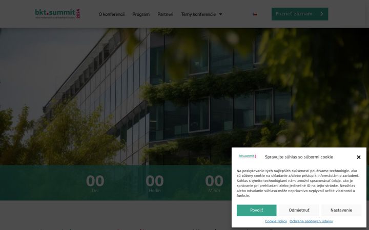 Screenshot van bktsummit.online