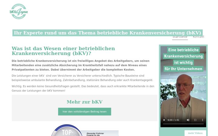 Screenshot van bkv-4-you.de