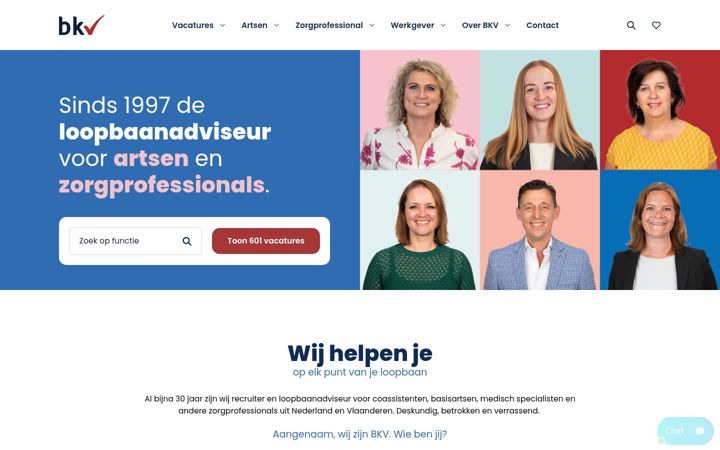Skjámynd af bkv.jobs