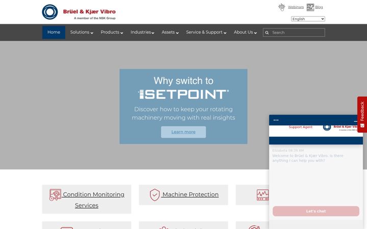 Screenshot of bkvibro.co.uk
