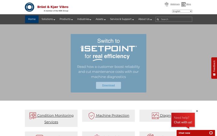 Screenshot of bkvibro.com