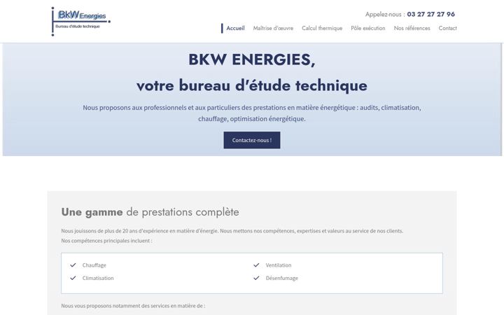 Screenshot of bkw-energie.com